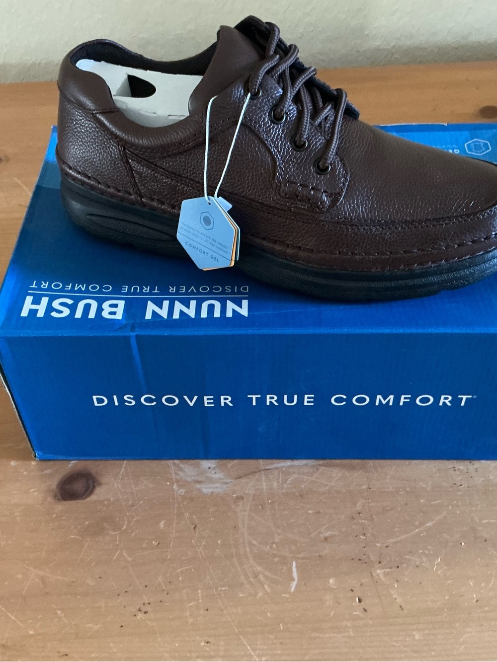 NUNN BUSH Cameron brown oxfords size 10 NIB